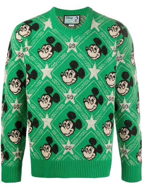 green mickey gucci sweater|mickey mouse disney gucci.